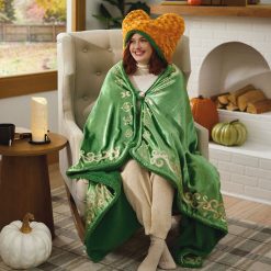 Hallmark - Disney Hocus Pocus Winifred Sanderson Hooded Blanket, 74x52