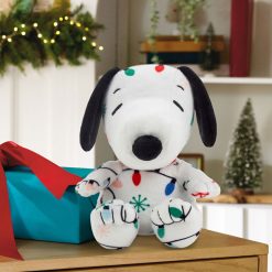 Alternative view of Hallmark - Peanuts Christmas Lights Snoopy Plush, 6