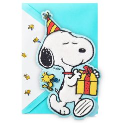 Hallmark - Peanuts Snoopy and Woodstock Happiness Is Celebrating You Birthday Card