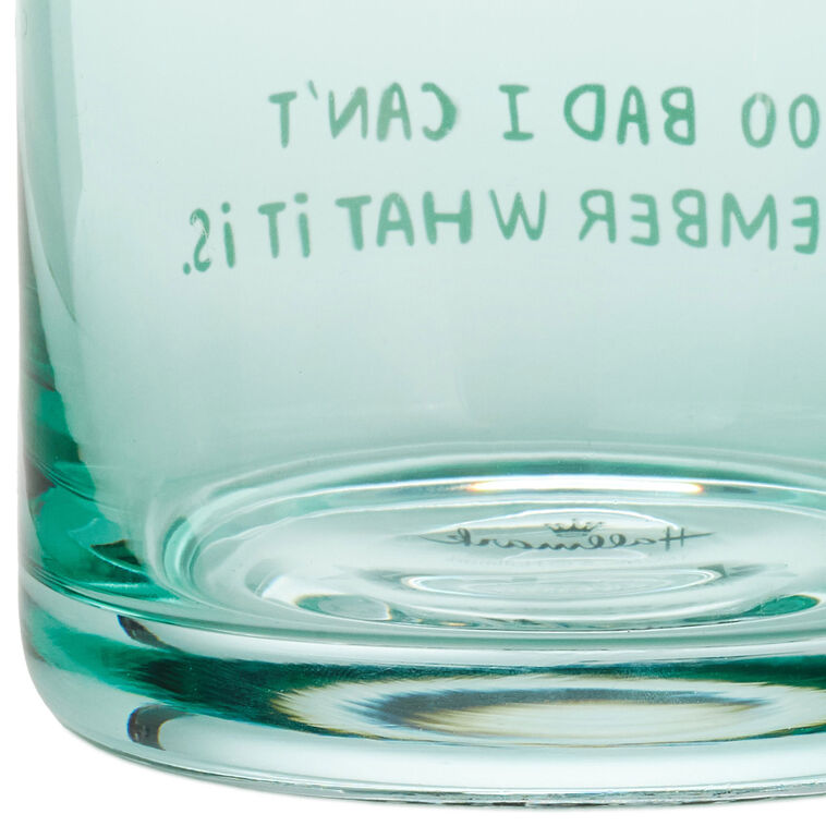 Hallmark - An Old Saying Funny Rocks Glass, 12 oz. - Image 4