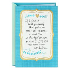 Hallmark - You're an Amazing Husband Anniversary Card