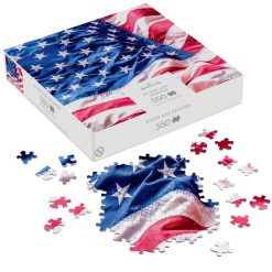 Alternative view of Hallmark - Stars and Stripes 550-Piece Jigsaw Puzzle