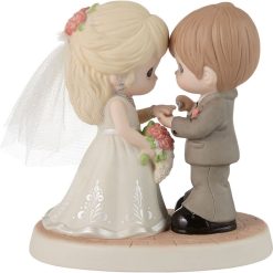 Hallmark - Precious Moments With This Ring, I Thee Wed Figurine, 5.5
