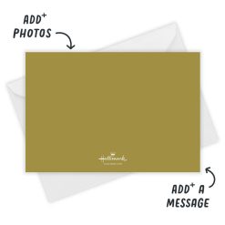Alternative view of Hallmark - Modern Joy Peace Love Flat Holiday Photo Card