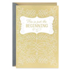 Hallmark - This Is Just the Beginning Congratulations Card