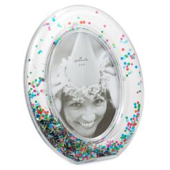 Hallmark - Oval Confetti-Filled Picture Frame, 4x6