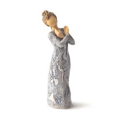 Hallmark - Willow Tree Music Speaks Woman Figurine, Lighter Skin