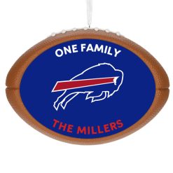 Hallmark - NFL Buffalo Bills Football Personalized Ornament, Custom Text