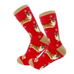 Hallmark - E&S Pets Medium Dog Breed Novelty Unisex Crew Socks
