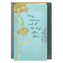 Hallmark - Caring Thoughts Are With You Always Sympathy Card
