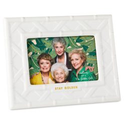 Hallmark - The Golden Girls Stay Golden Ceramic Picture Frame, 4x6