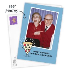 Alternative view of Hallmark - A Real Pizza Work Funny Custom Birthday Card