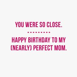 Alternative view of Hallmark - Nearly Perfect Scorecard Funny Birthday Card for Mom