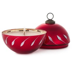 Alternative view of Hallmark - Red Glass Ball Ornament Pine-Scented Candle, 4