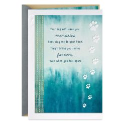 Hallmark - Your Love Will Never End Sympathy Card for Loss of Dog
