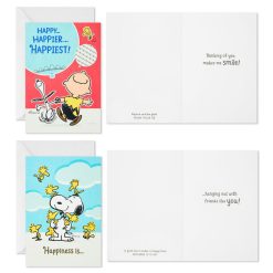 Alternative view of Hallmark - Peanuts Assorted Religious Thinking of You Cards, Box of 12