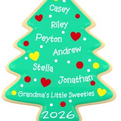 Alternative view of Hallmark - Sweet Memories Sugar Cookie Tree Personalized Ornament, Custom Text