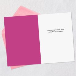 Alternative view of Hallmark - You're the Damn Queen Funny Birthday Card