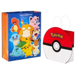 Hallmark - Pokémon and Poke Ball Gift Bags, Assorted Sizes