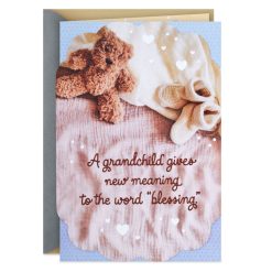 Hallmark - Precious Blessing New Baby Card for Grandparents