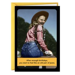 Hallmark - An Old Pair of Jeans Funny Birthday Card