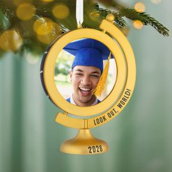 Alternative view of Hallmark - Look Out, World! 2026 Personalized Ornament, Custom Photo