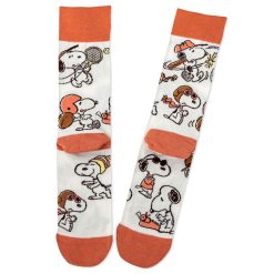 Alternative view of Hallmark - Peanuts Snoopy Personas Novelty Crew Socks