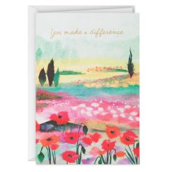 Hallmark - ArtLifting You Make a Difference Thank-You Card
