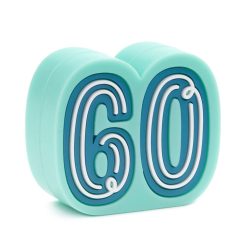 Hallmark - Charmers 60th Birthday Silicone Charm