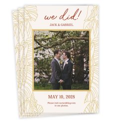 Hallmark - We Did Wedding Announcement