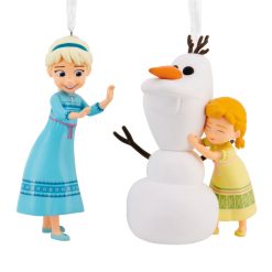 Hallmark - Disney Frozen Elsa, Anna and Olaf Hallmark - Ornaments, Set of 2