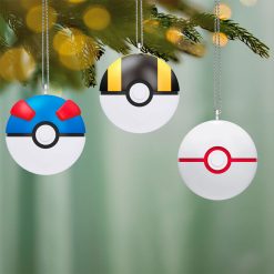 Alternative view of Hallmark - Pokémon Poké Ball Ornaments, Set of 6