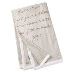 Hallmark - This Home Is Full of Faith Throw Blanket, 50x60