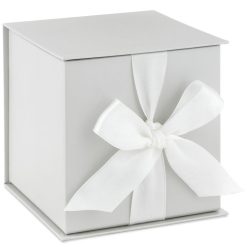 Hallmark - 4.3" Small Pearl Gray Gift Box With Shredded Paper Filler