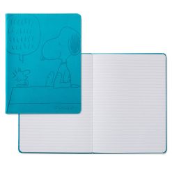Alternative view of Hallmark - Peanuts Snoopy and Woodstock Faux Leather Notebook