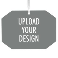 Hallmark - Design-Your-Own Horizontal Rectangle Metal Personalized Ornament, Custom Photo