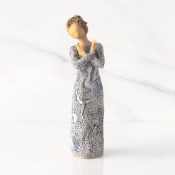 Alternative view of Hallmark - Willow Tree Music Speaks Woman Figurine, Lighter Skin