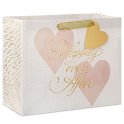 Hallmark - 7.7" Happily Ever After Medium Horizontal Gift Bag