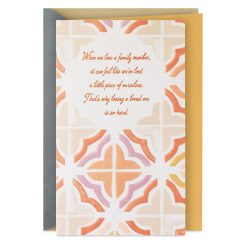 Hallmark - Your Connection Is for Always Sympathy Card for Loss of Family Member