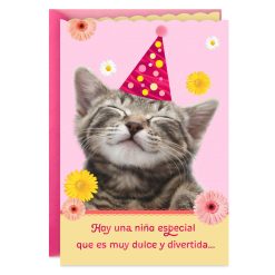 Hallmark - Sweet in Every Way Spanish-Language Birthday Card for Girl