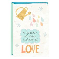 Hallmark - Watering Can Sprinkle of Wishes Baby Shower Card