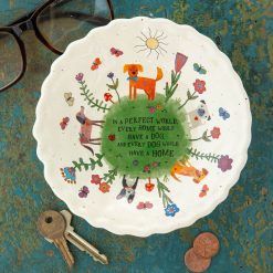 Hallmark - Natural Life Every Dog Has a Home Ceramic Catchall Dish