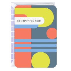 Hallmark - So Happy for You Blank Congratulations Card