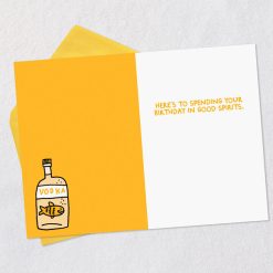 Alternative view of Hallmark - Spend Your Day in Good Spirits Funny Birthday Card