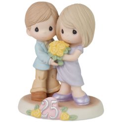 Alternative view of Hallmark - Precious Moments Twenty-Five Happy Years Together Figurine, 5.1