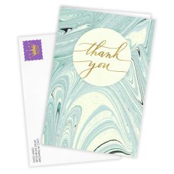 Alternative view of Hallmark - Elegant Ink Swirl Custom Thank You Card