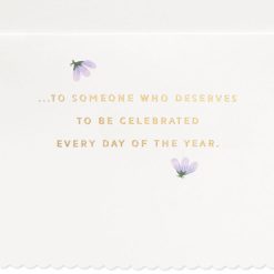 Alternative view of Hallmark - You Deserve to be Celebrated Every Day Birthday Card