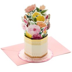 Hallmark - Enjoy Every Beautiful Moment Flower Vase 3D Pop-Up Card