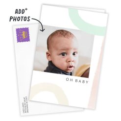 Alternative view of Hallmark - Personalized Circle Designs Photo Card
