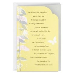 Hallmark - Your Kindness Means So Much Thank-You Card